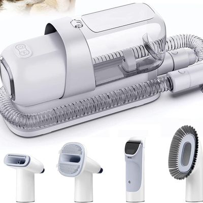 Vacuum pour le toilettage des animaux de compagnie pour la chute des cheveux 1,5 m Longueur du tuyau 110-240V Voltage inclut la brosse pour chiens